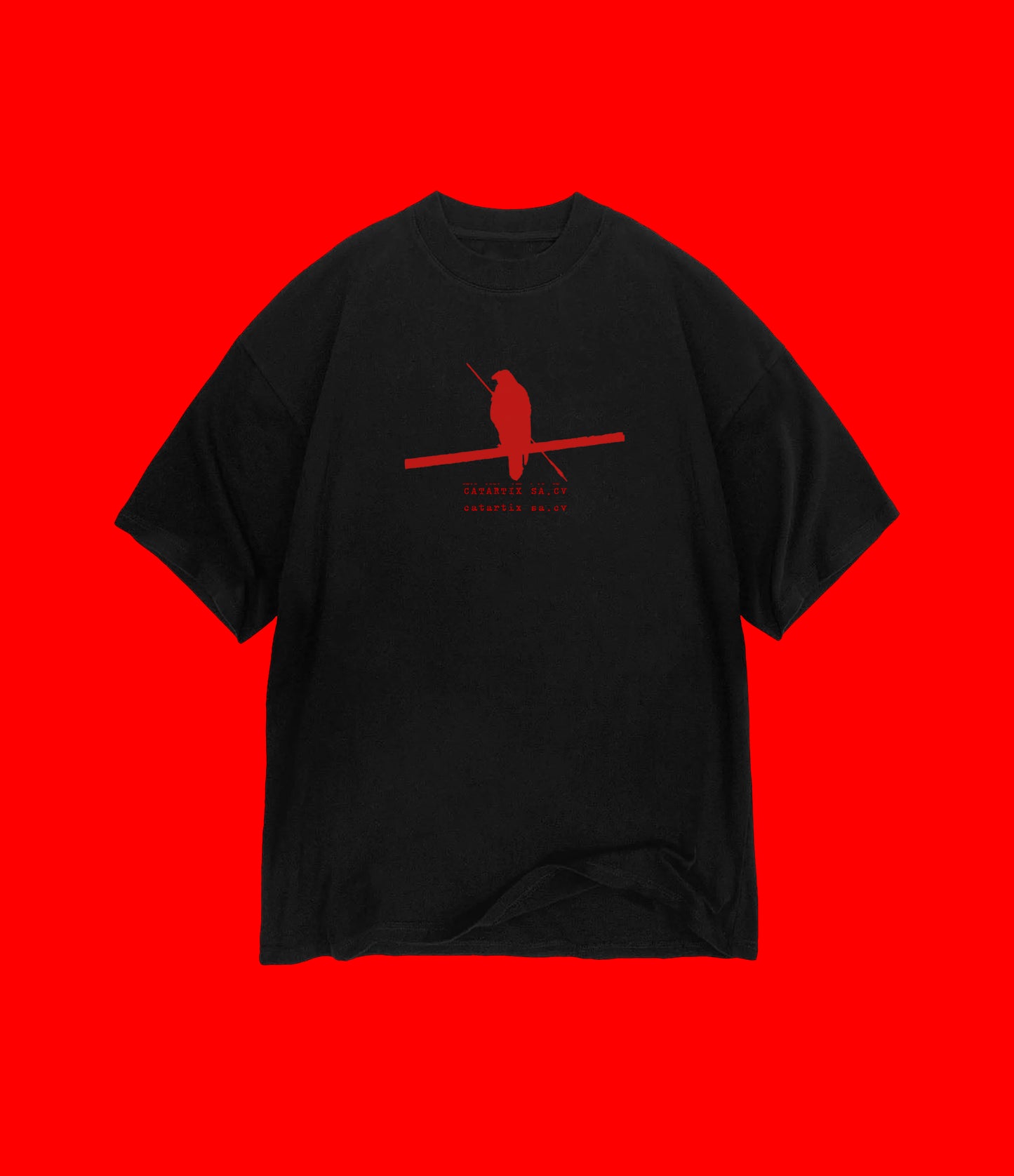 "RED LOGO CATARTIX" LIMITED EDITION OVERSIZE FIT